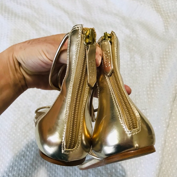 SCHUTZ gold sandals - Picture 7 of 9